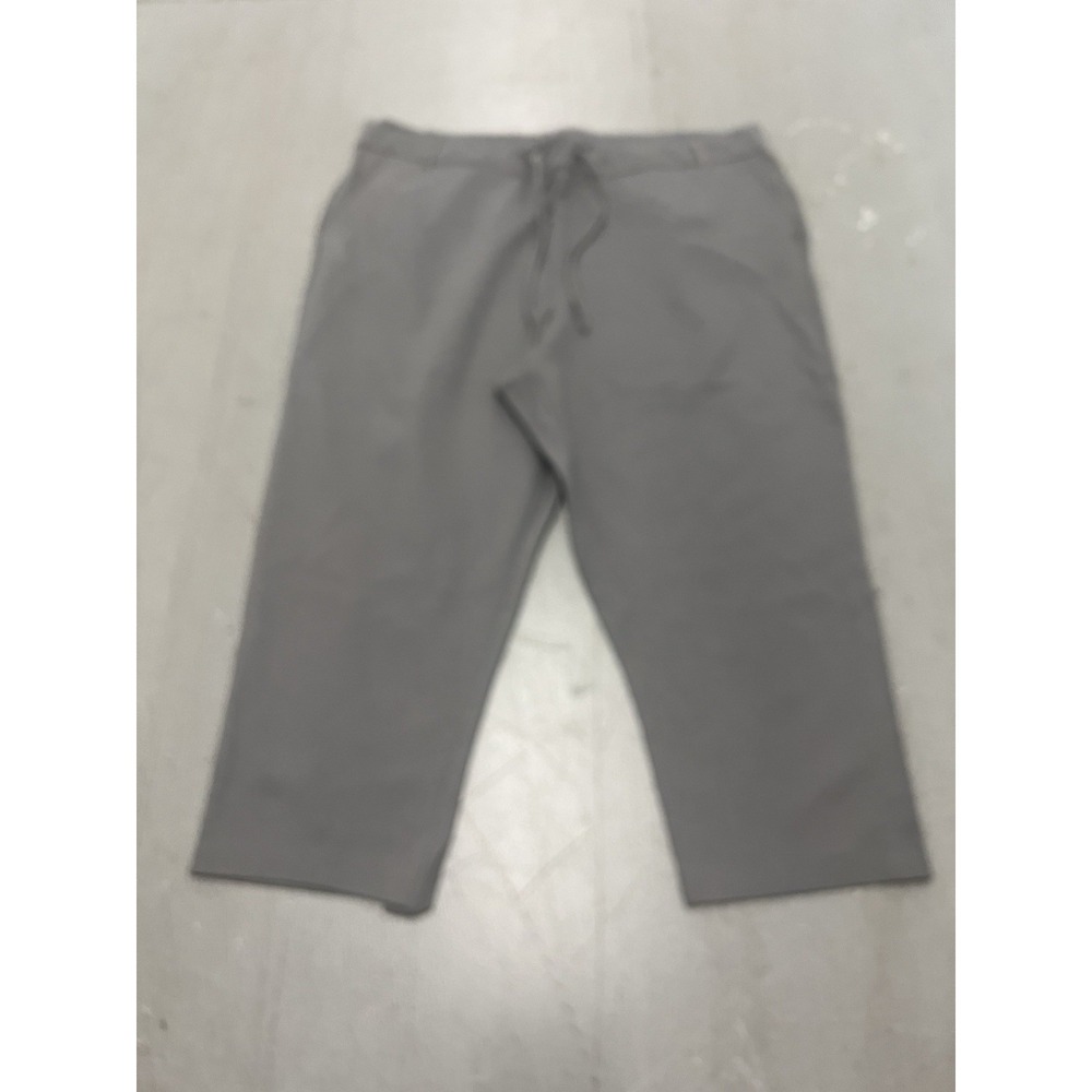 Jones New York Sport‎ Women's Stretch Pants Size 3XL Gray Drawstring Pockets